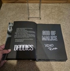 GOD OF MALICE BY RINA KENT SIGNED BADDIES BLACK OUT EDITION