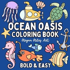 Ocean Oasis Coloring Book: Bol – Paperback – VERY GOOD
