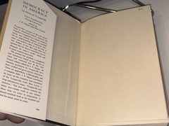 Vintage 1966 HC First Ed. Book DEMOCRACY in AMERICA by Alexis De Touecqville