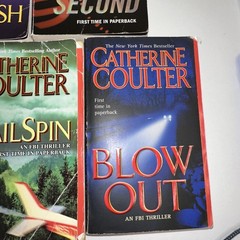 LOT OF 9 CATHERINE COULTER SUSPENSE NOVELS 8 in the FBI Thriller Series+1 Other