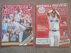 Lot of 12 Vintage BOSTON RED SOX Sports Illustrated Magazines WORLD SERIES
