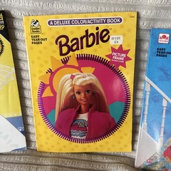 VTG. 1990S Golden Books Barbie Coloring/Activity Books Lot Of 3 UNCOLORED