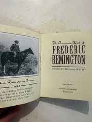 THE AMERICAN WEST OF FREDERIC REMINGTON ART -Mini HC/DJ Gift Book
