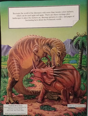 DINOSAUR DIORAMAS, DINOSAURS STICKER BOOK, CHOICE OF 1 ACTIVITY BOOK, NEW, MINT