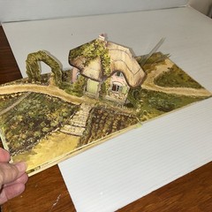 Lavinia’s Cottage 1982 HC Popup Book by John S Goodall 1 PAGE AS IS HB