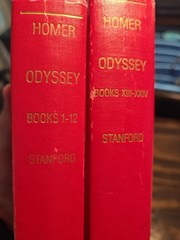 Homer Odyssey ancient Greek W.B. Stanford 2 vols hardcover St Martin’s Press