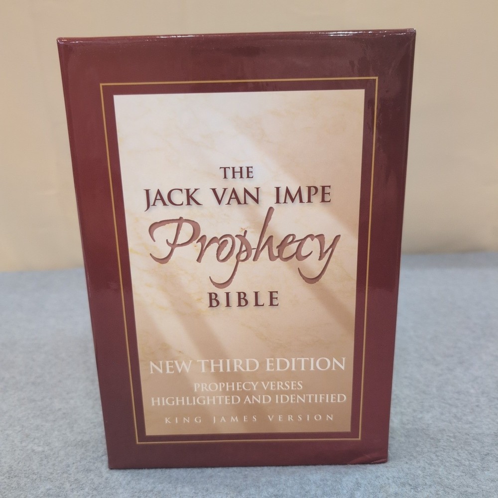 The Jack Van Impe Prophecy Bible KJV New Third Edition Burgundy Bonded Leather