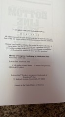 SPECIAL MILLENNIUM EDITION BOTTOM LINE YEAR BOOK 2000