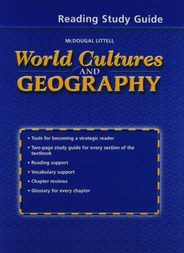 World Cultures and Geography: Reading Study Guide Workbook (English) – GOOD