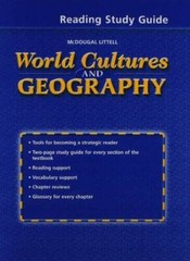 World Cultures and Geography: Reading Study Guide Workbook (English) – GOOD