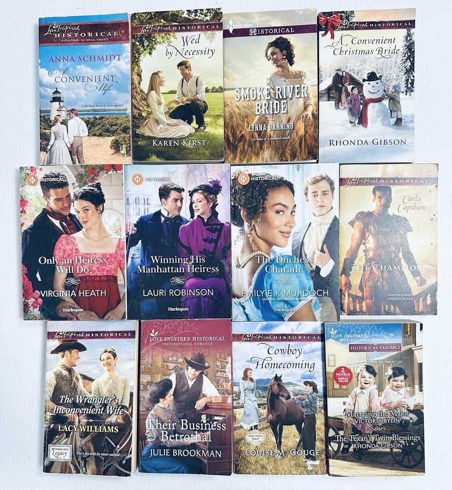 Lot 12 Love Inspired Historical Western Frontier Christian Romance Faith Series