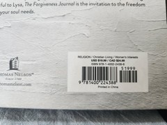 Lysa TerKeurst Forgiving What You Can’t Forget & Forgiveness Journal 2020 HC NEW