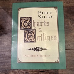 Bible Study Charts and Outlines By Dr. Peter S. Ruckman, Paperback Like New