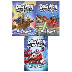 Dog Man Series by Dav Pilkey (Book 11-13) 3 Books Set – Ages 7+ – Hardback