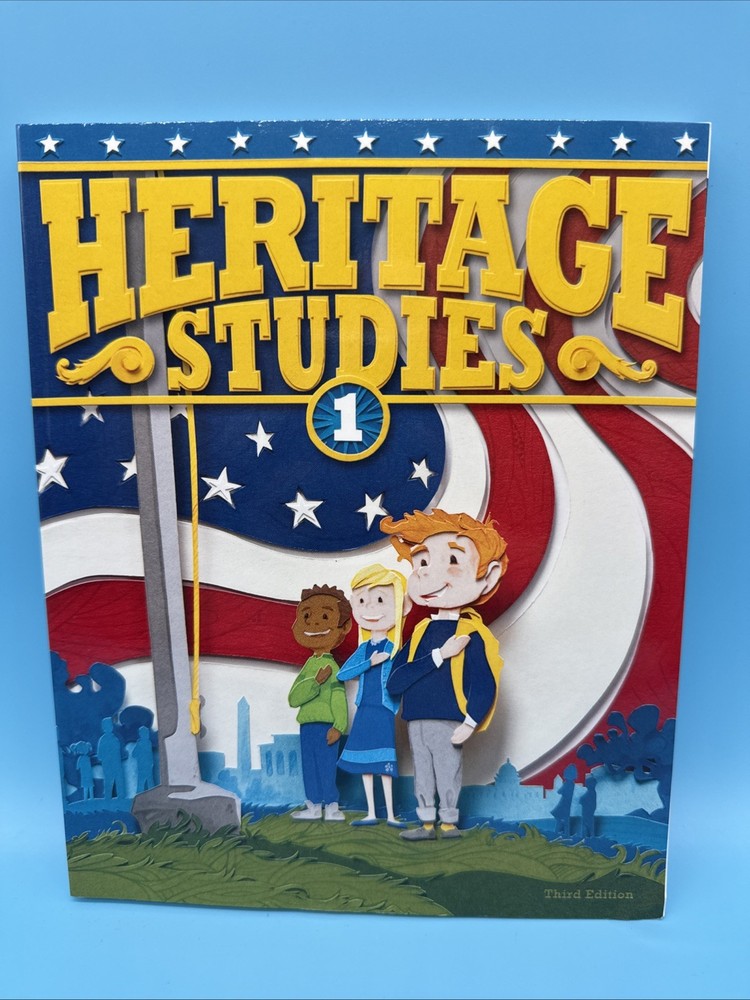 Bob Jones Heritage Studies 1 (3rd Edition) Student Text- 1st Grade History NEW