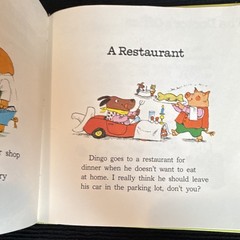 Listen 'n Look Book In My Town by Richard Scarry HC Illustrated 1976