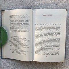 The Frontiers of Knowledge, Brooke Hindle (Smithsonian Institution Series) 1975