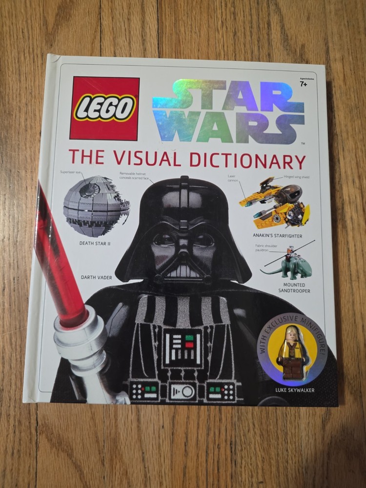 Lego Star Wars Book The Visual Dictionary with Luke Skywalker Minifigure