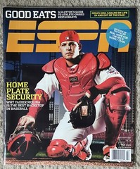 YADIER MOLINA 2009 ESPN MAGAZINE ST. LOUIS CARDINALS MLB BASEBALL-NO LABEL