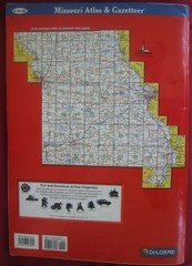 MISSOURI ATLAS & GAZETTEER ~ DELORME ~ Back Roads, GPS Grids, Rec Sites ~ MAPS