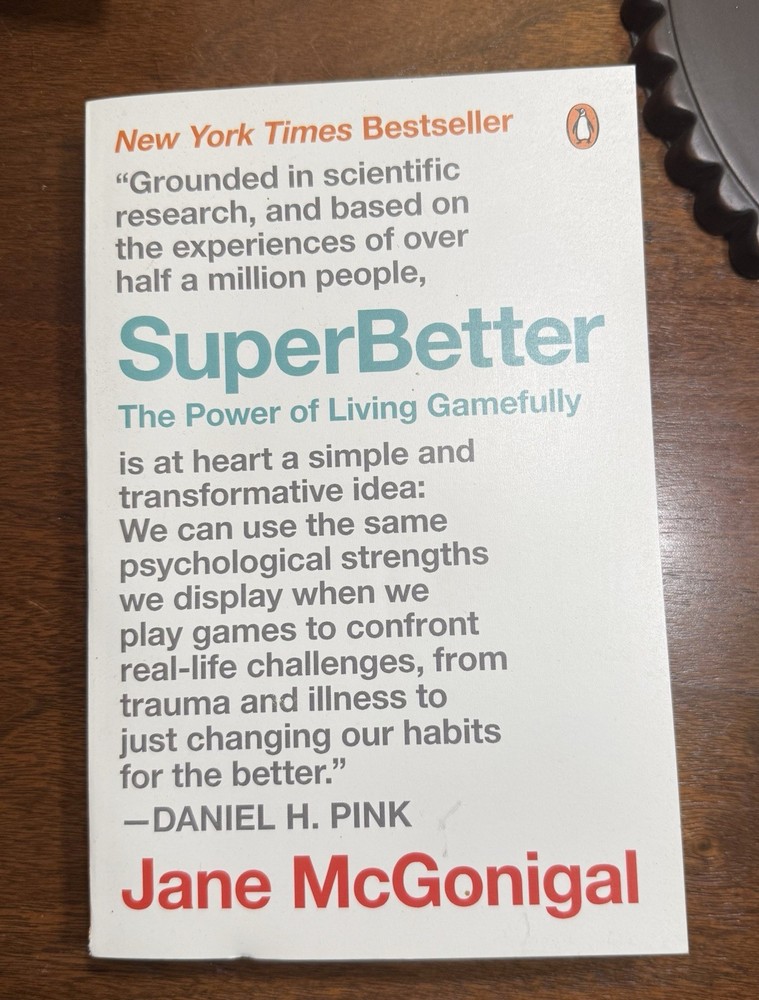 SuperBetter : The Power of Living Gamefully by Jane McGonigal Paperback Good