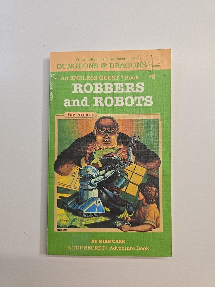 Dungeons & Dragons Endless Quest #9 Robbers and Robots by Mike Carr