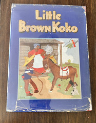 Little Brown Koko 1940 Dorothy Wagstaff HC w Dust Jacket Rare Vintage Children’s