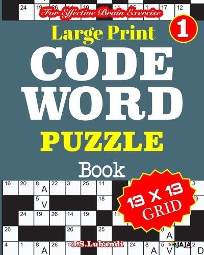 J S Lubandi Large Print CODEWORD PUZZLE Book; Vol. 1 (Paperback)