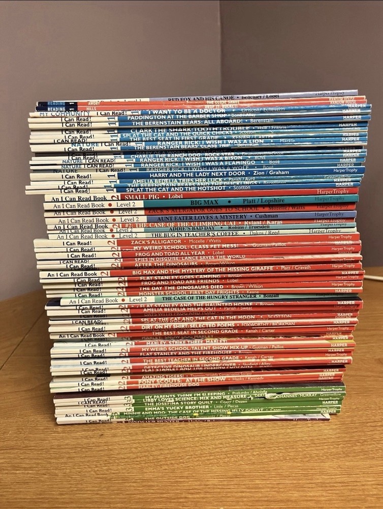 Lot of 60 I Can Read Level Readers Kindergarten, Level 1, Level 2, Level 3