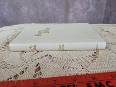Holy Bible KJV 1970 National Bible Press White Bonded Leather Study Edition