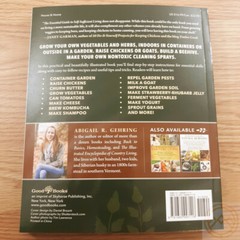 Self-Sufficient Living Book Step-By-Step Make Cheese Shampoo Butter Tips Tricks