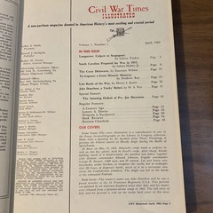 Civil War Times Illustrated Vol 1-5 Complete Set Index 1962-1967 Bound HC Books