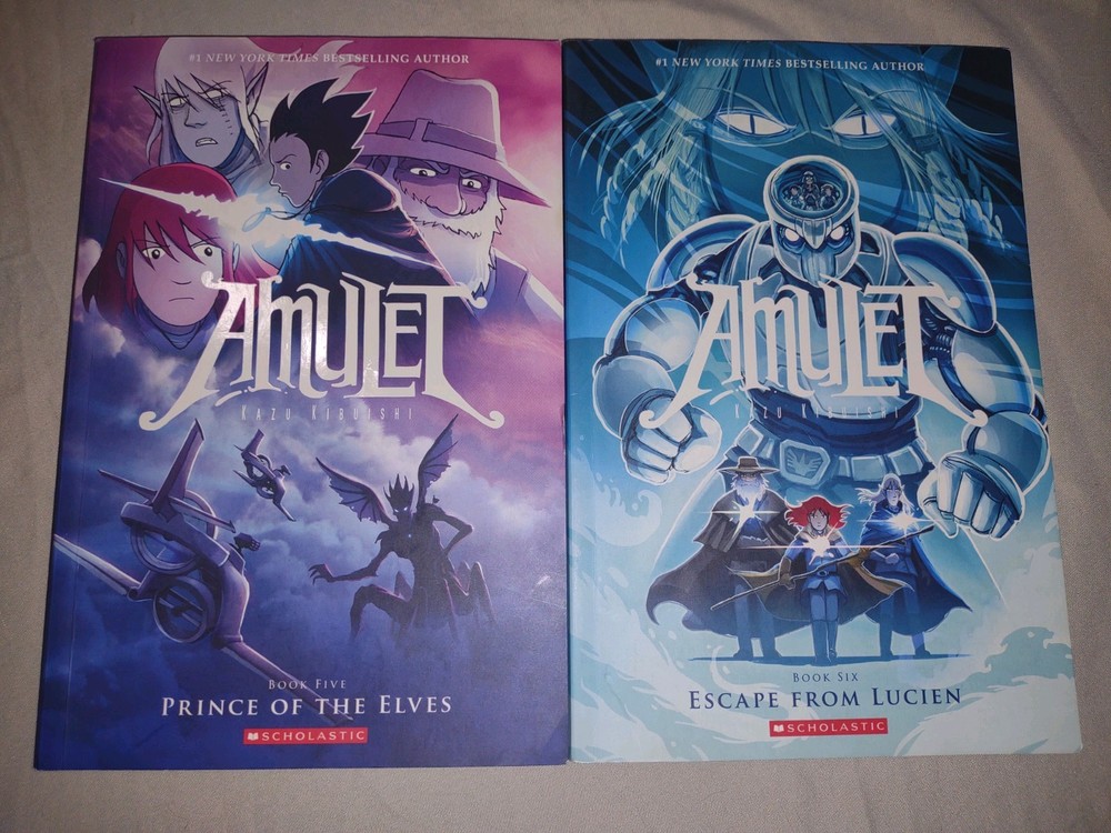 Amulet Vol. 5 & 6 Paperback Bundle by Kazu Kibuishi | Graphic Novel Set