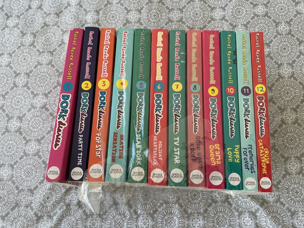 Dork Diaries Series 1-12 Books Collection Set by Rachel Renee Russell New 2-12