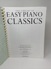 Library of Easy Piano Classics by Amsco – Plastic Comb Binding – Clean Pages