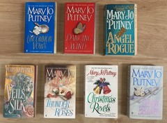 Lot of 7 MARY JO PUTNEY Uncommon Vows Dancing Angel Rouge Thunder Veils Dearly