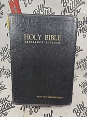 Holy Bible Reference Edition 1976 KJV Giant Print Thomas Nelson W/Bookmark