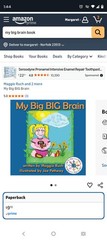 My Big Big Brain Unsigned Retail Paperback New Childrens Mindfulness Book