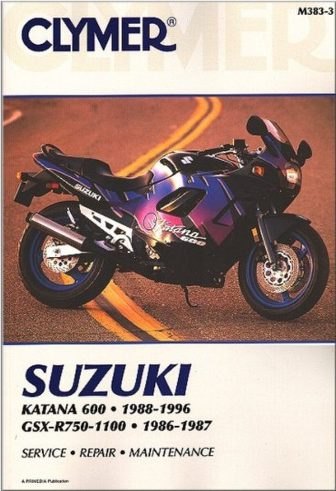 CLYMER SUZUKI REPAIR MANUAL 600-GSXR1100 ’86-96 27-M383