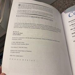 BJU Reading 5, Pages in My Head, 2nd Ed.