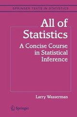 All of Statistics Paperback Y341
