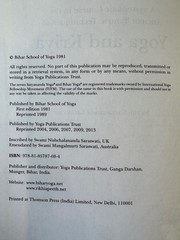 A Systematic Course in the Ancient Tantric Techniques of Yoga And Kriya ( Hardco