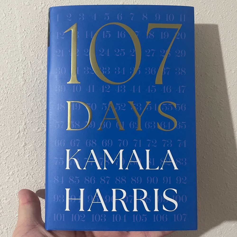 107 Days – Kamala Harris Signed Hardcover IN HAND
