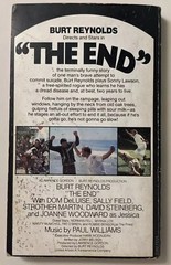 The End Movie Tie-In PB 1978 First Avon Printing Burt Reynolds VG Vintage