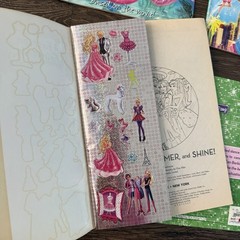 Barbie Book Lot of 9 Fairy Princess Mermaid + Sticker Activity Books