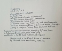 RED BALL IN THE SKY. Charles F Blair. First Print 1969. Random House Hardback