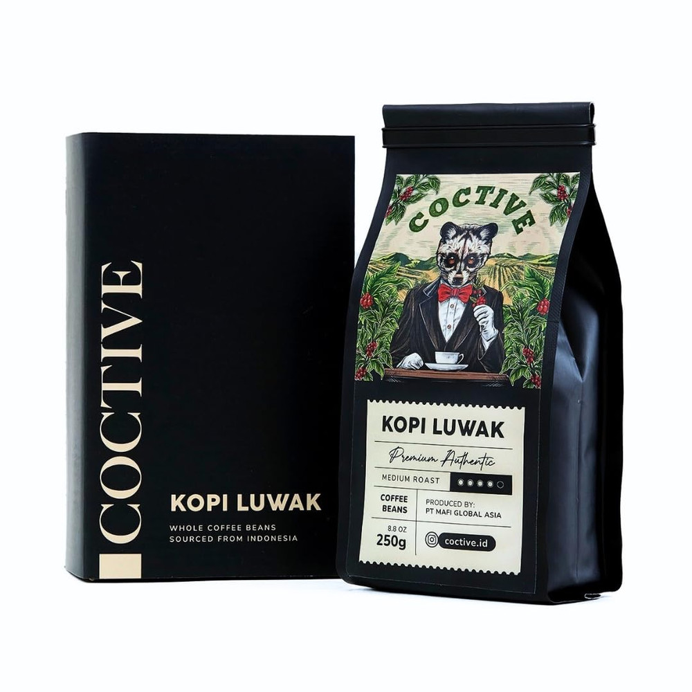 Kopi Luwak Civet Coffee Beans (8.8 Oz) – World’S Most Expensive Coffee, Wild-Har