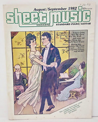 Sheet Music Magazine Standard Piano Guitar Back Issue August September 1982