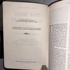 1955 The Holy Scriptures Jewish Publication Society Gold Leaf Edging EUC