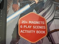 Star Wars The Rise of Skywalker 20+ Magnets Playset Activity Book New Sealed
